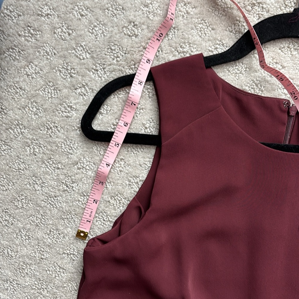 NWT Ann Taylor Burgundy Sleeveless Tank Top – Size Small - Picture 10 of 11